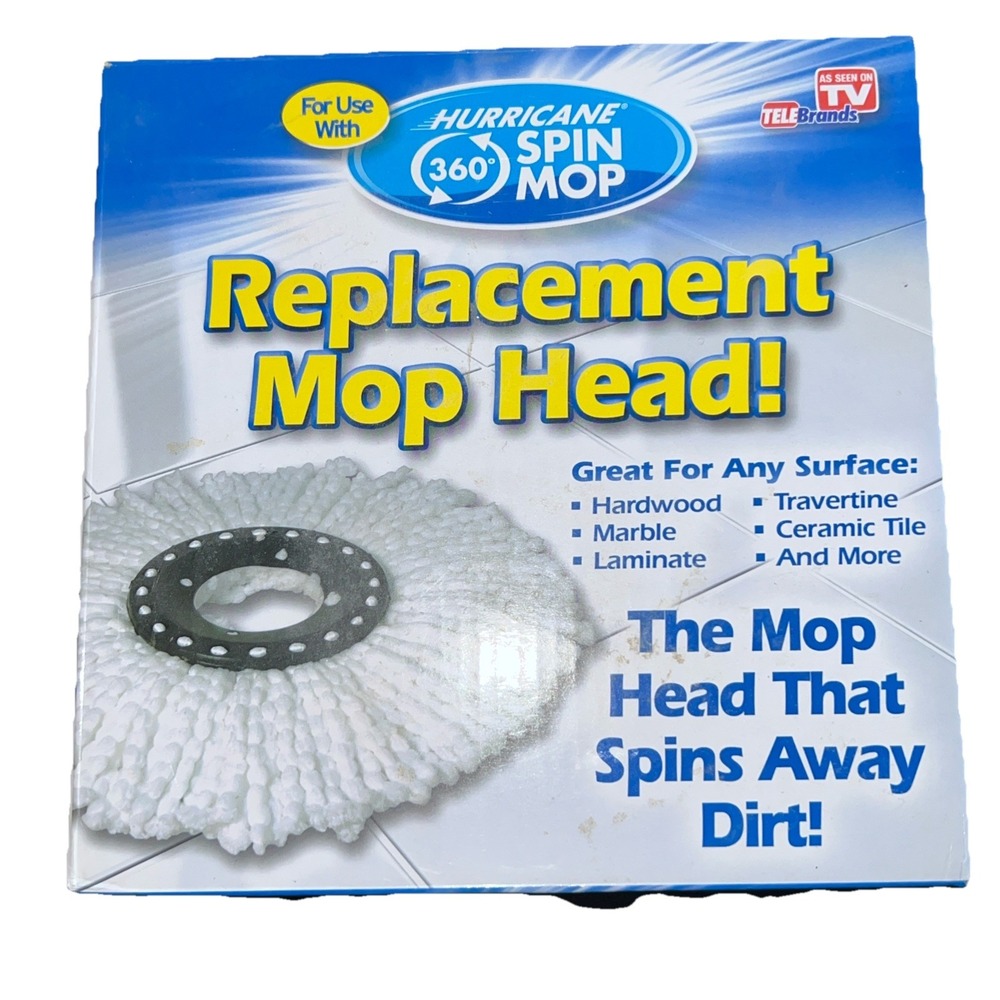 2013 Hurricane Spin Mop Replacement Mop Heads for As Seen On TV by BulbHead New